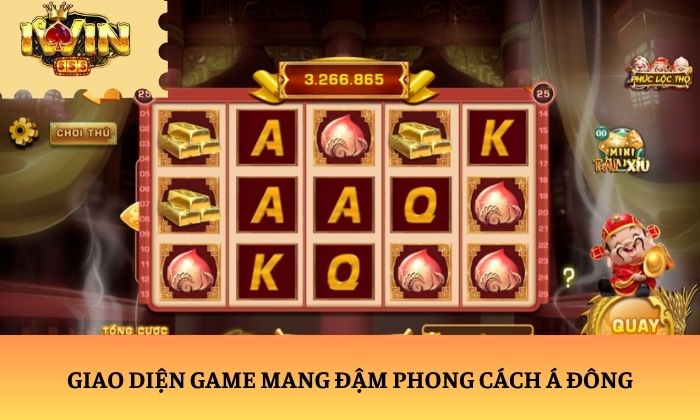 Giao diện game mang đậm phong cách Á Đông