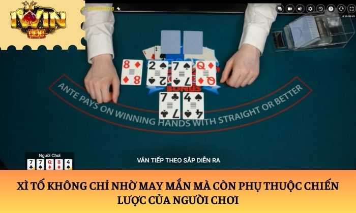 Xì tố không chỉ nhờ may mắn mà còn phụ thuộc chiến lược của người chơi